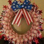 candy wreath front